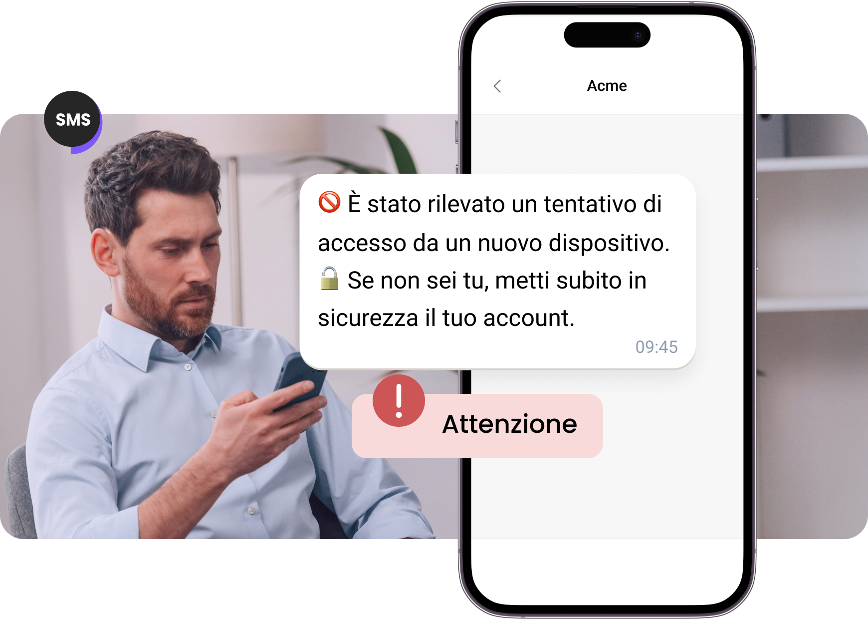 servizio di avviso SMS